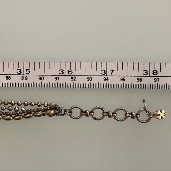 Lucky Brand | Gold-Tone Multi-Strand Bead Chain Long Necklace - Picture 16 of 16